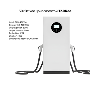 Dual-Gun T60Neo DC EV charger